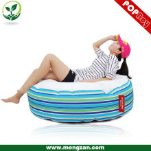 Blue stripes neat & concise big beanbag bed